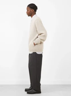 Paper Mixed Zip Up Cardigan Oatmeal<Still By Hand Clearance