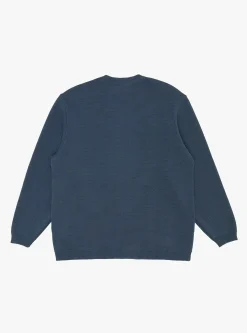 Paper Mixed Zip Up Cardigan Slate Blue<Still By Hand Discount