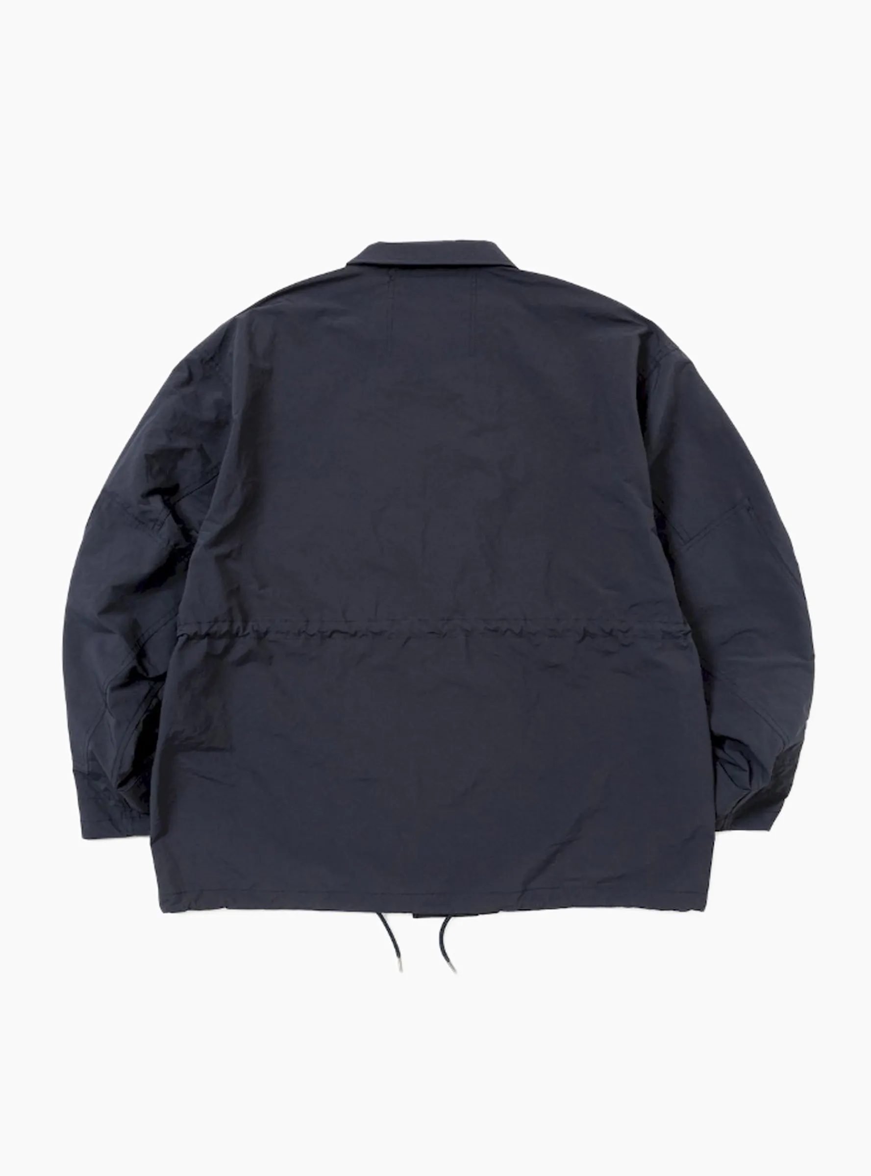 Paper Touch Feather Blouson Navy<meanswhile Outlet