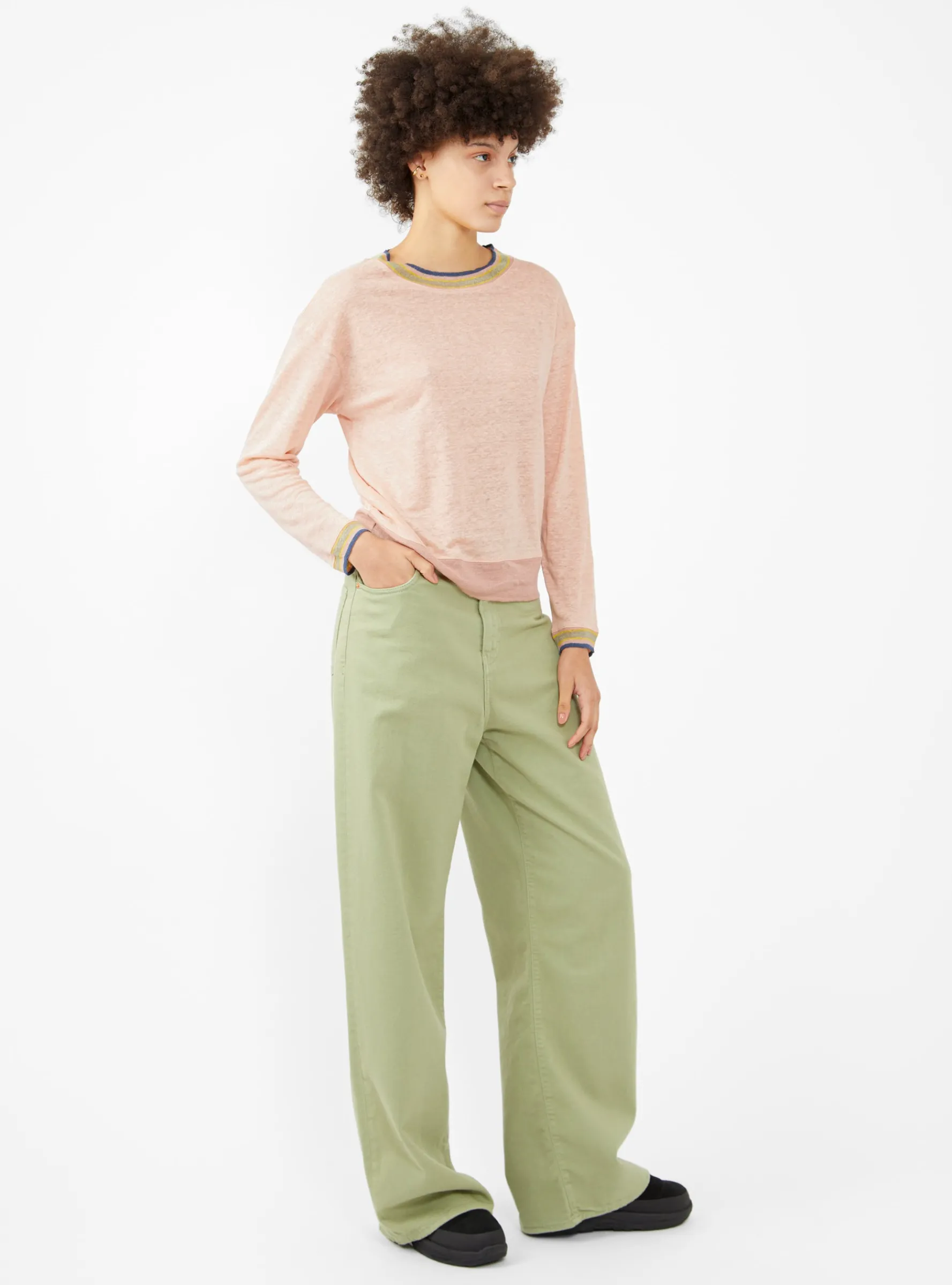 Parthe Jeans Thyme Green<Bellerose Hot