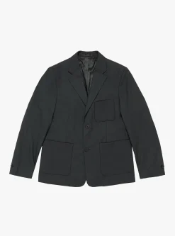 Patch Pocket Blazer Slate<mfpen Fashion
