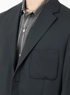 Patch Pocket Blazer Slate<mfpen Fashion