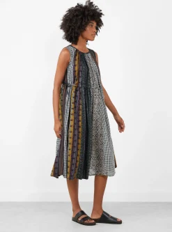 Patchwork KAHLO Dress Black<Kapital Clearance