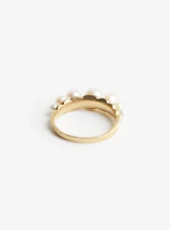 Pearl Ring Gold<BEATRIZ PALACIOS Sale