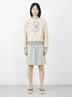Peckish Bear Crewneck Grey<Kapital Hot