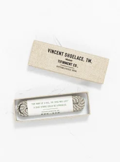 PEE-WEE Shoelaces Grey Stripe<Vincent Shoelace Best