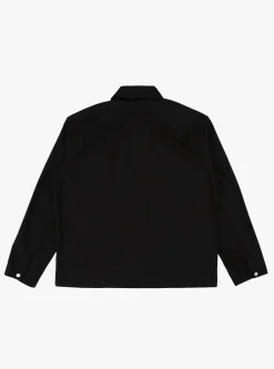 Pelle Fine Broken Twill Overshirt Black<NORSE PROJECTS Hot