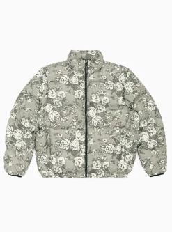 PERTEX® T Down Jacket Grey Floral<thisisneverthat Fashion