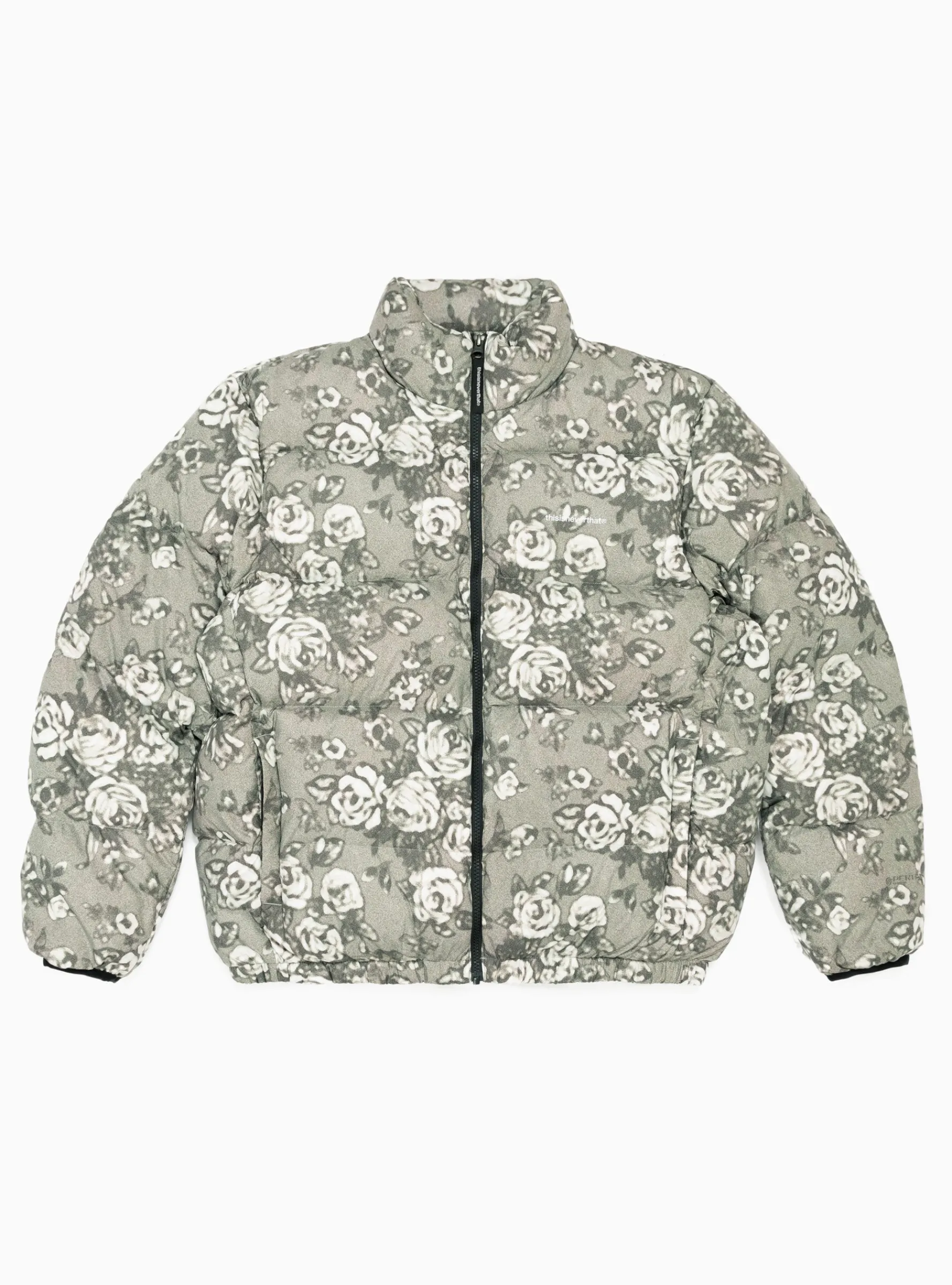 PERTEX® T Down Jacket Grey Floral<thisisneverthat Fashion