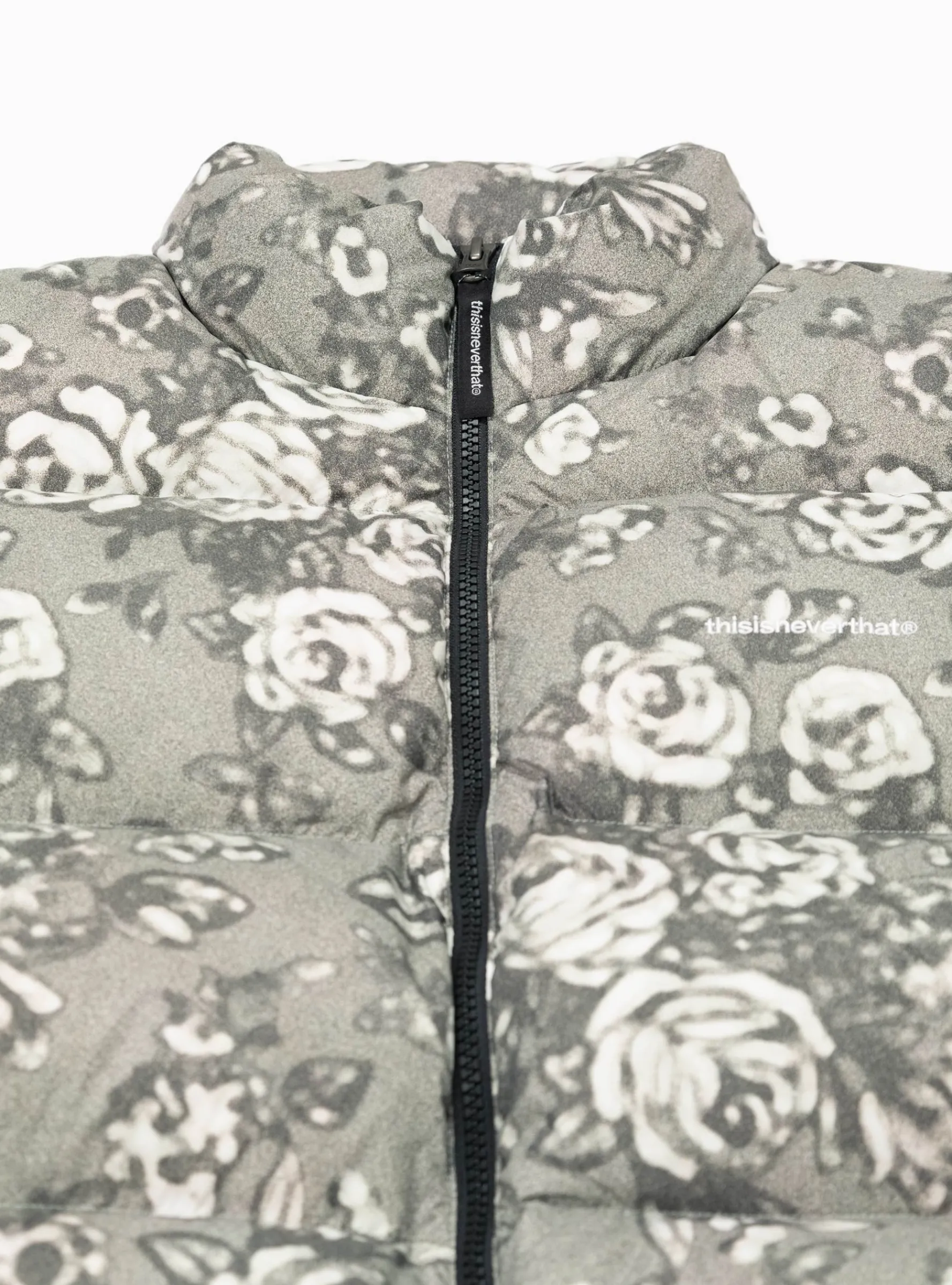 PERTEX® T Down Jacket Grey Floral<thisisneverthat Fashion