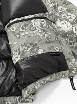 PERTEX® T Down Jacket Grey Floral<thisisneverthat Fashion