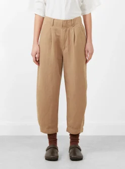 Petite Bari Crop Trouser Deep Khaki<Apiece Apart Clearance