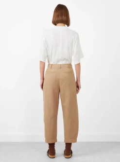 Petite Bari Crop Trouser Deep Khaki<Apiece Apart Clearance