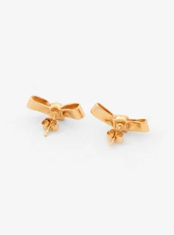 Petite Cravat Gold Earrings<Annika Inez Online