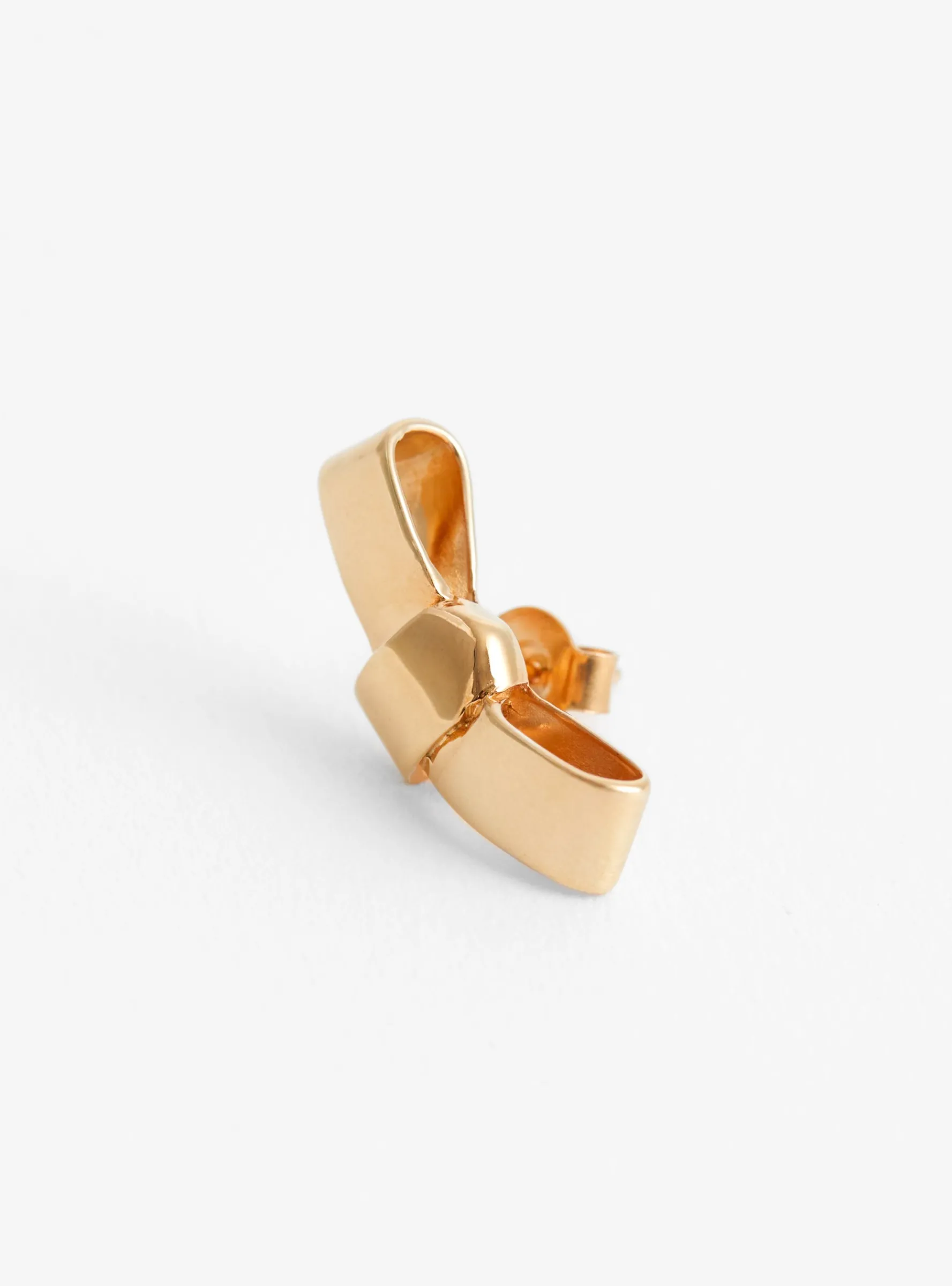 Petite Cravat Gold Earrings<Annika Inez Online