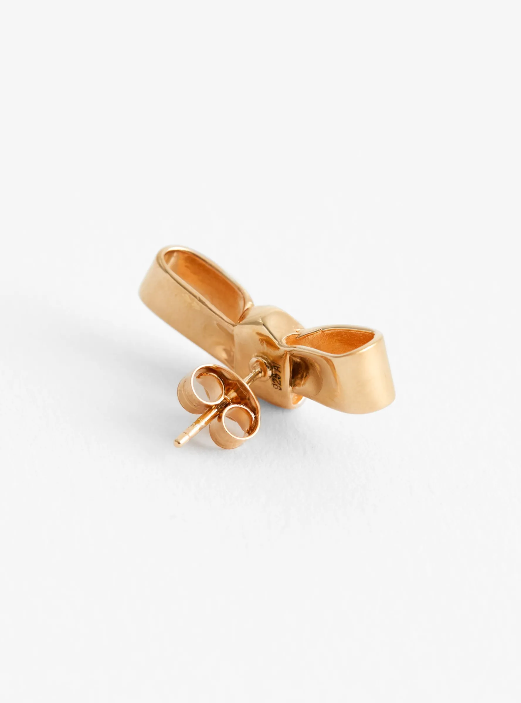 Petite Cravat Gold Earrings<Annika Inez Online
