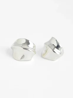 Petite Curve Hoops Sterling Silver<Modern Weaving Online
