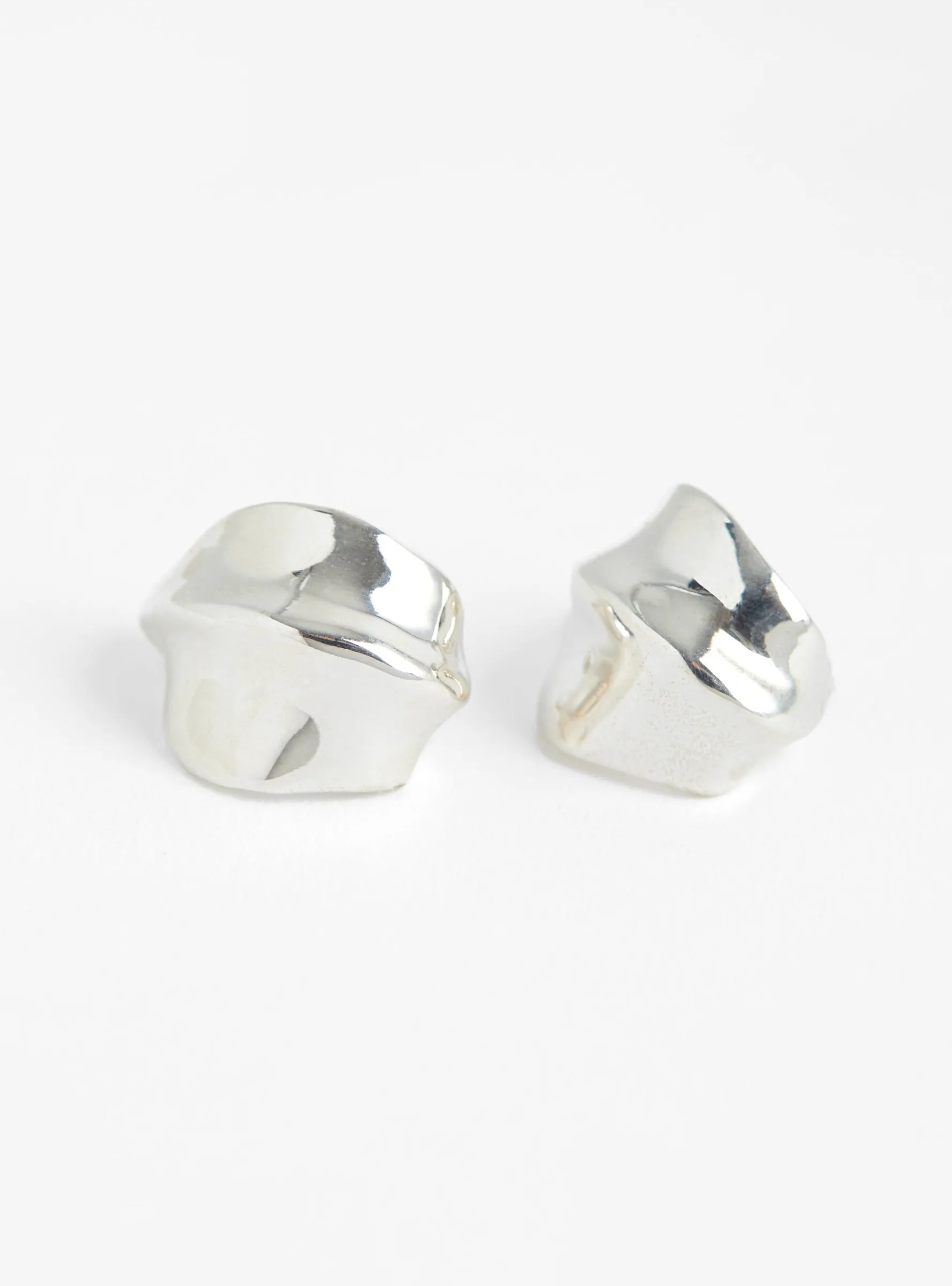 Petite Curve Hoops Sterling Silver<Modern Weaving Online