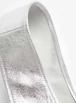 Petite Pleat Shopper Silver<Modern Weaving Discount