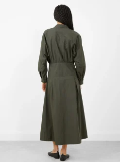 Pietra Maxi Shirt Dress Deep Olive<Apiece Apart Outlet