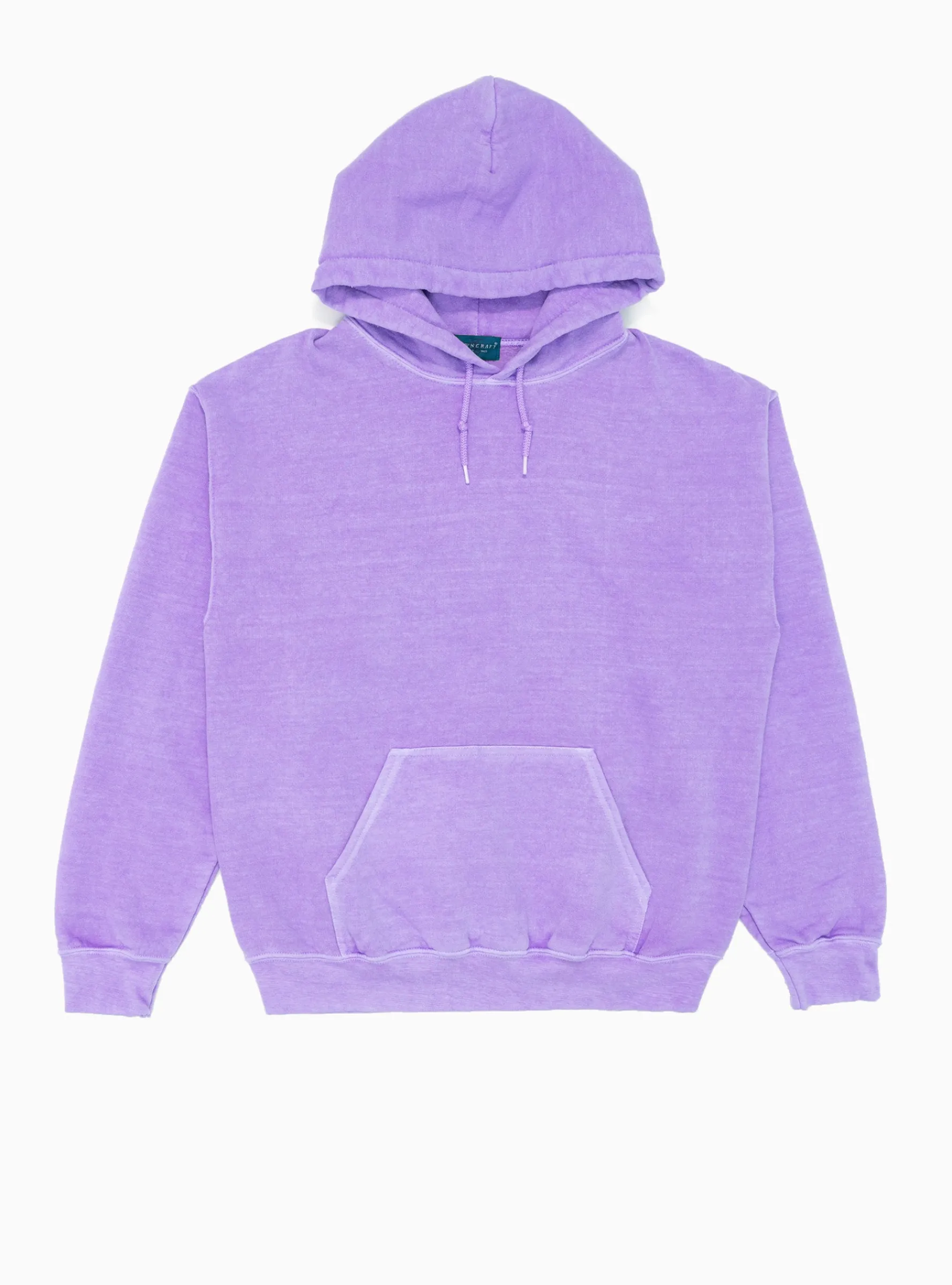 Pigment Dyed Hoodie Purple<Towncraft Online