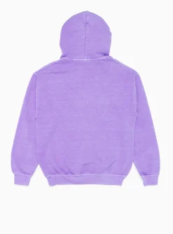 Pigment Dyed Hoodie Purple<Towncraft Online