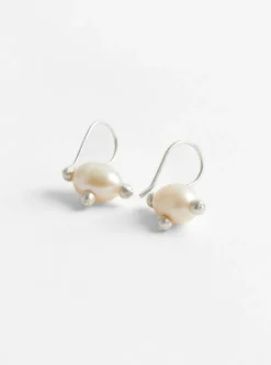 Pin Cushion Pearl Earrings White Freshwater<Lizzie Ames Online