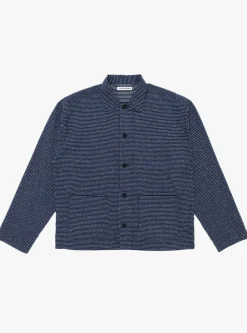 PJ Overshirt Blue/White<YMC Clearance