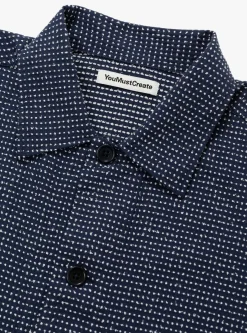 PJ Overshirt Blue/White<YMC Clearance