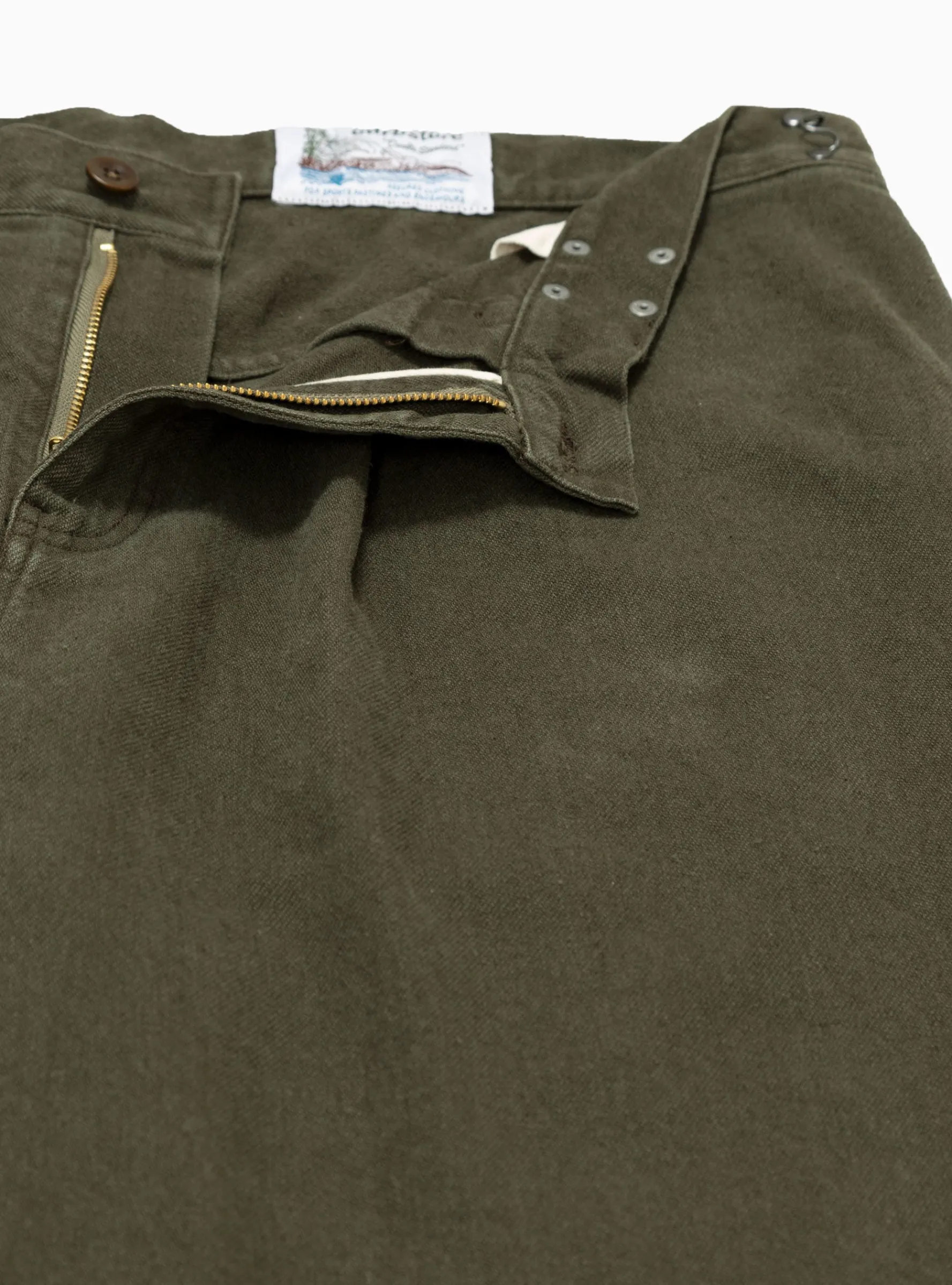 Pleated Hook Pant Olive<Garbstore Sale