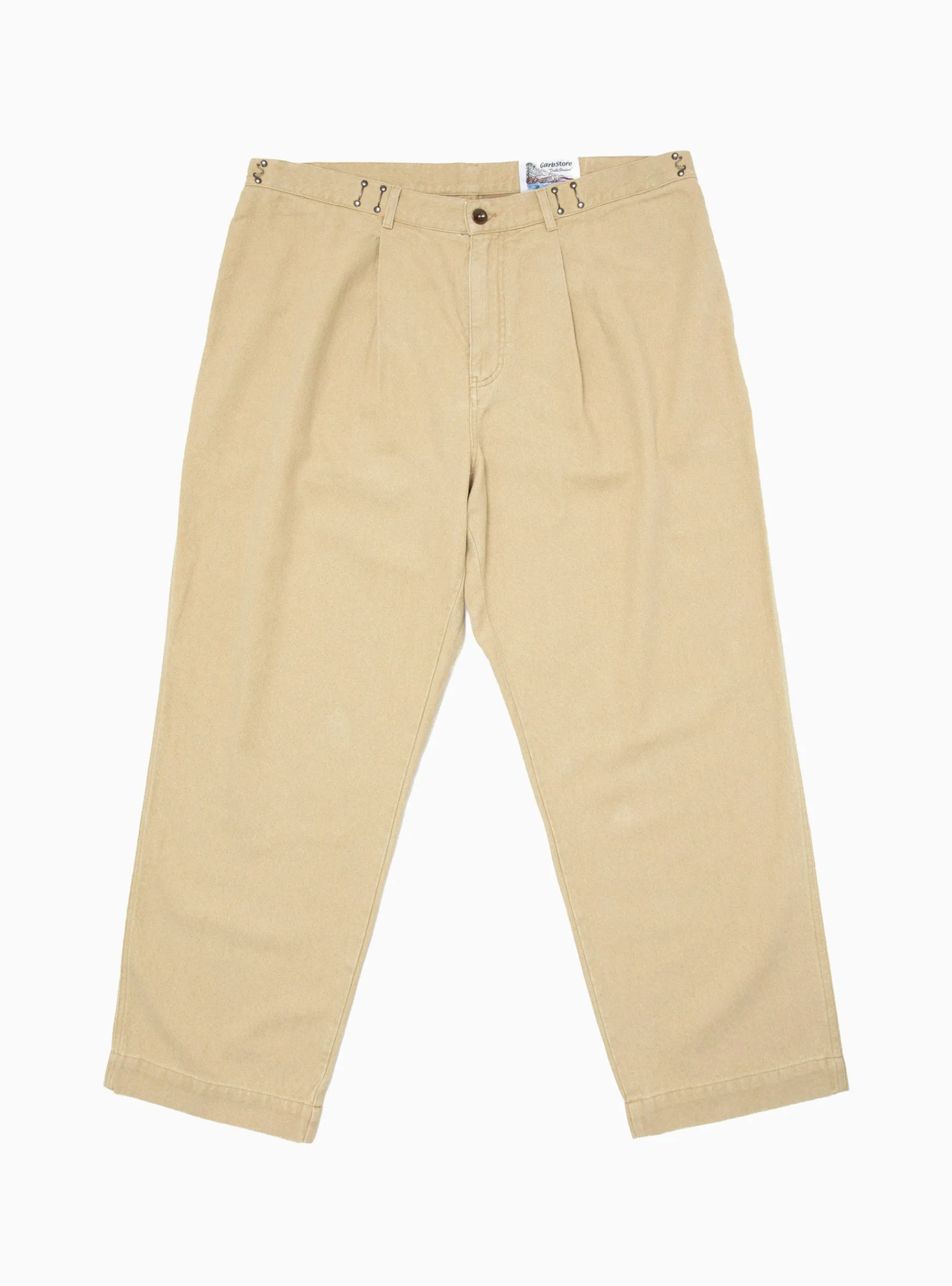 Pleated Hook Pant Tan<Garbstore Best