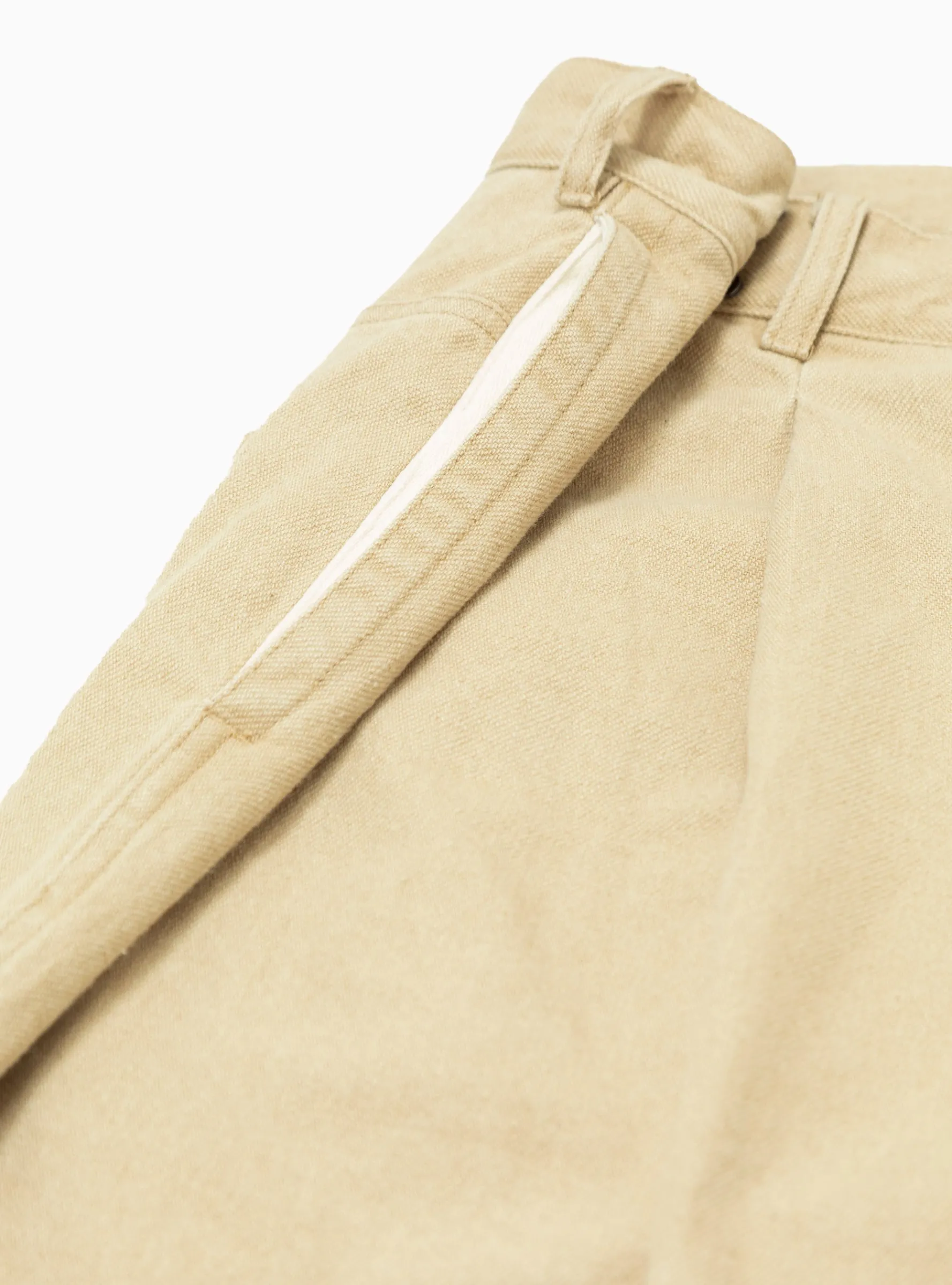 Pleated Hook Pant Tan<Garbstore Best