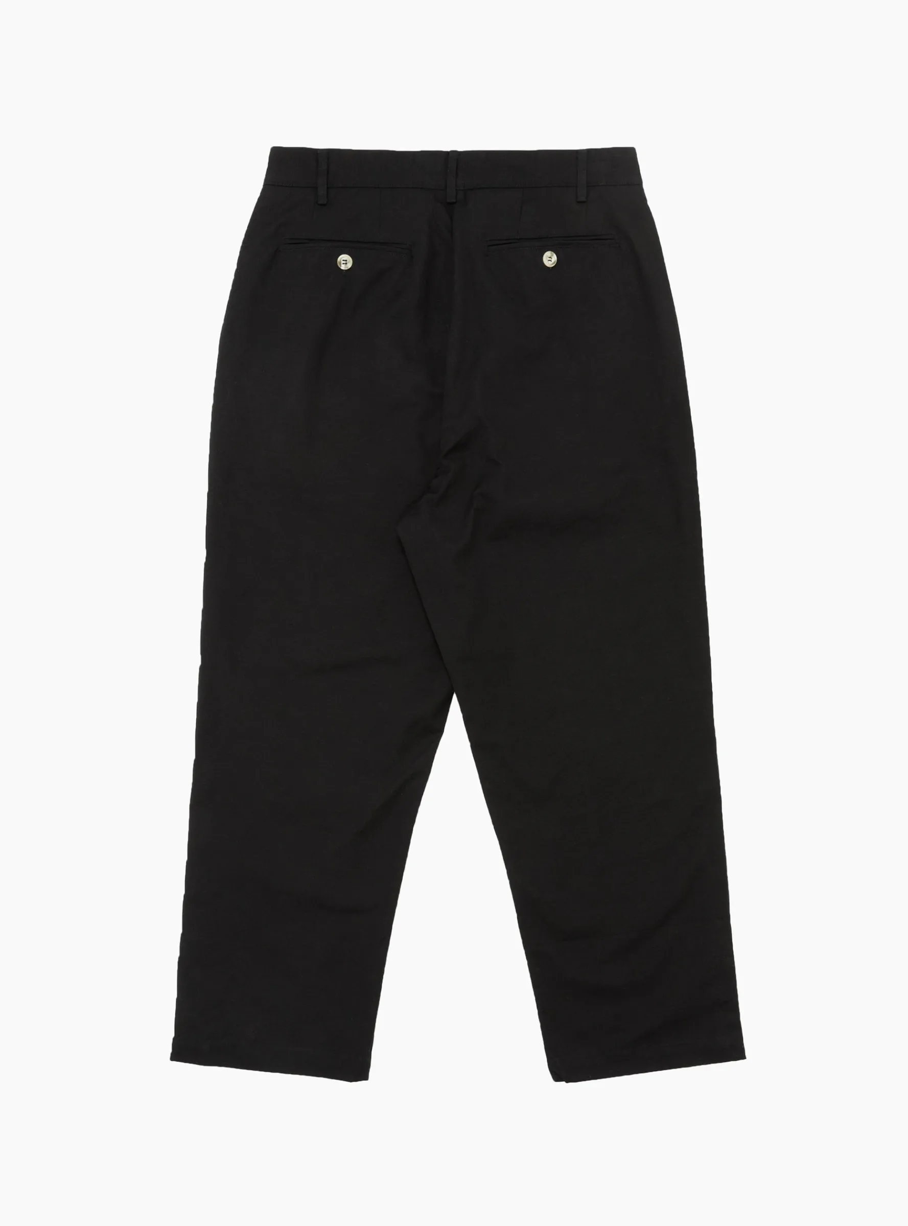 Pleated Ripstop Trouser Black<Brother Brother Best