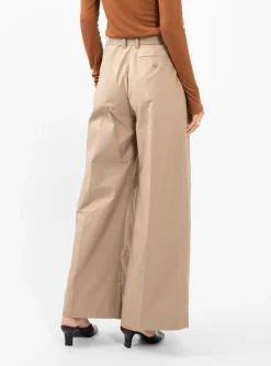 Pliza Wide Pleated Trousers Sand<Christian Wijnants Sale