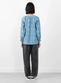 Poppy Top Blue Print<Sideline Discount
