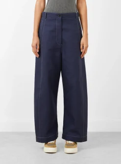 Post Pant Navy & Off White<Henrik Vibskov Hot