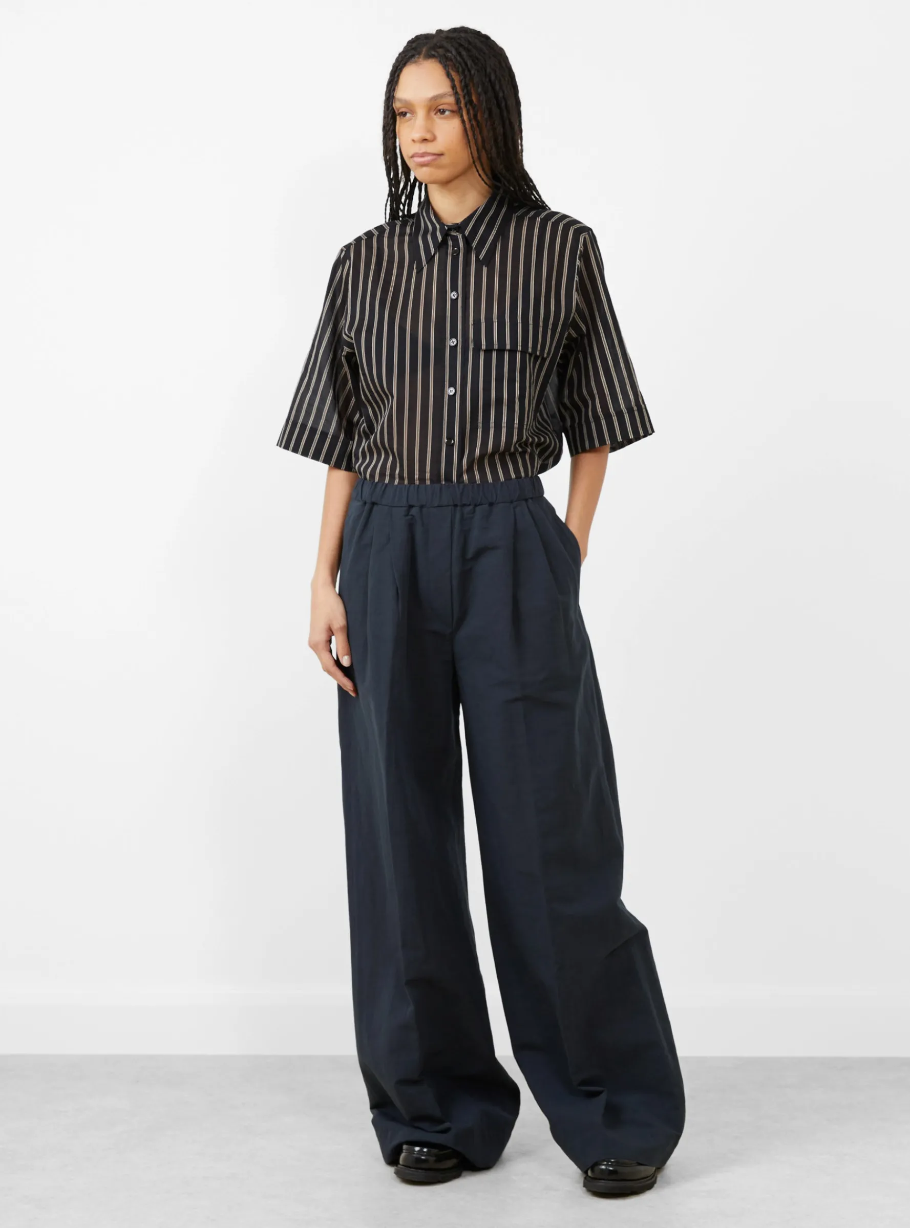 Prelah Trousers Navy<Christian Wijnants Online