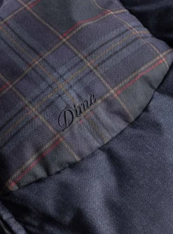 Premium Tweed Puffer Dark Grey<Dime Clearance