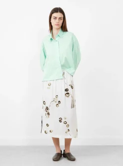 Printed Long Skirt with Lace Multi<Cordera Hot
