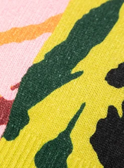 Printed Sweater Vest Pink & Green<Stüssy Best