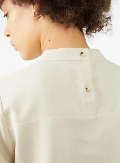 Puff Sleeve Blouse Ivory<Black Crane Clearance