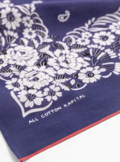 Purple Fastcolour Selvedge Bandana Garden Patchwork<Kapital Fashion