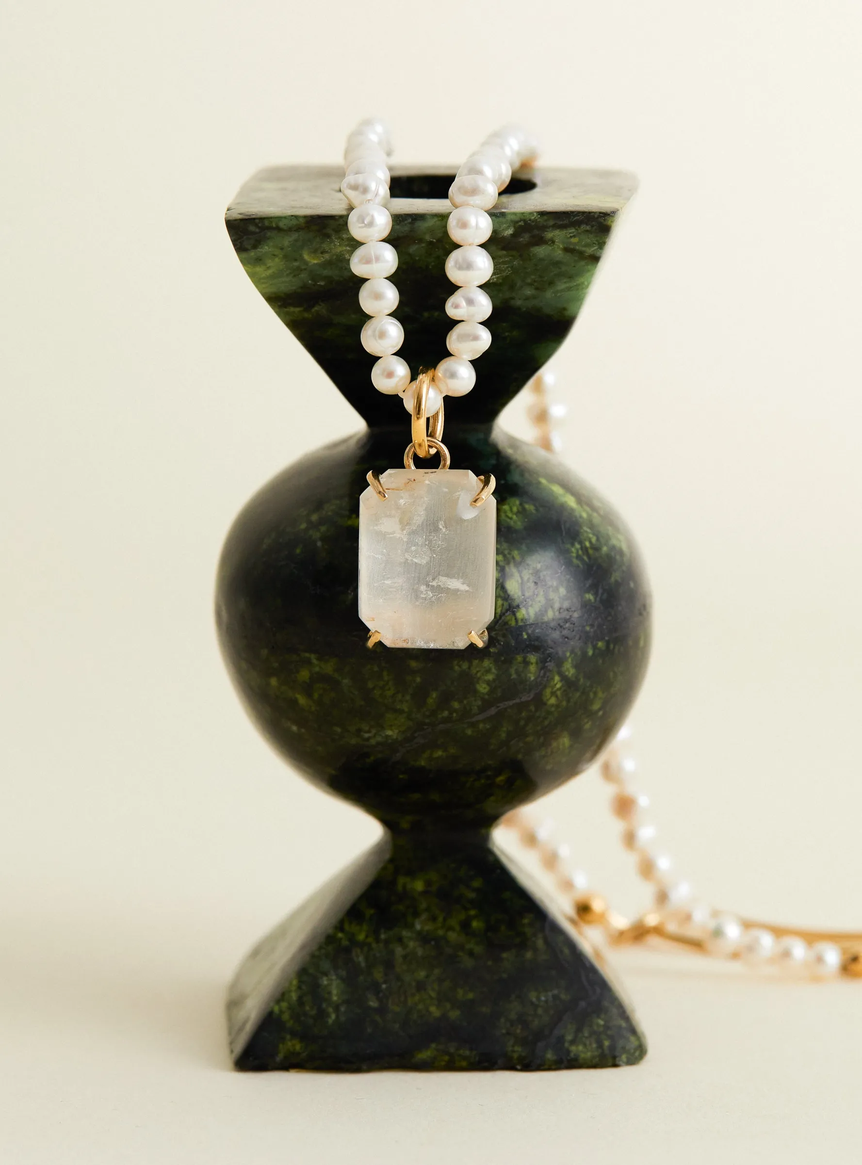 Quartz Pendant Necklace<BEATRIZ PALACIOS Clearance