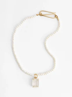 Quartz Pendant Necklace<BEATRIZ PALACIOS Clearance