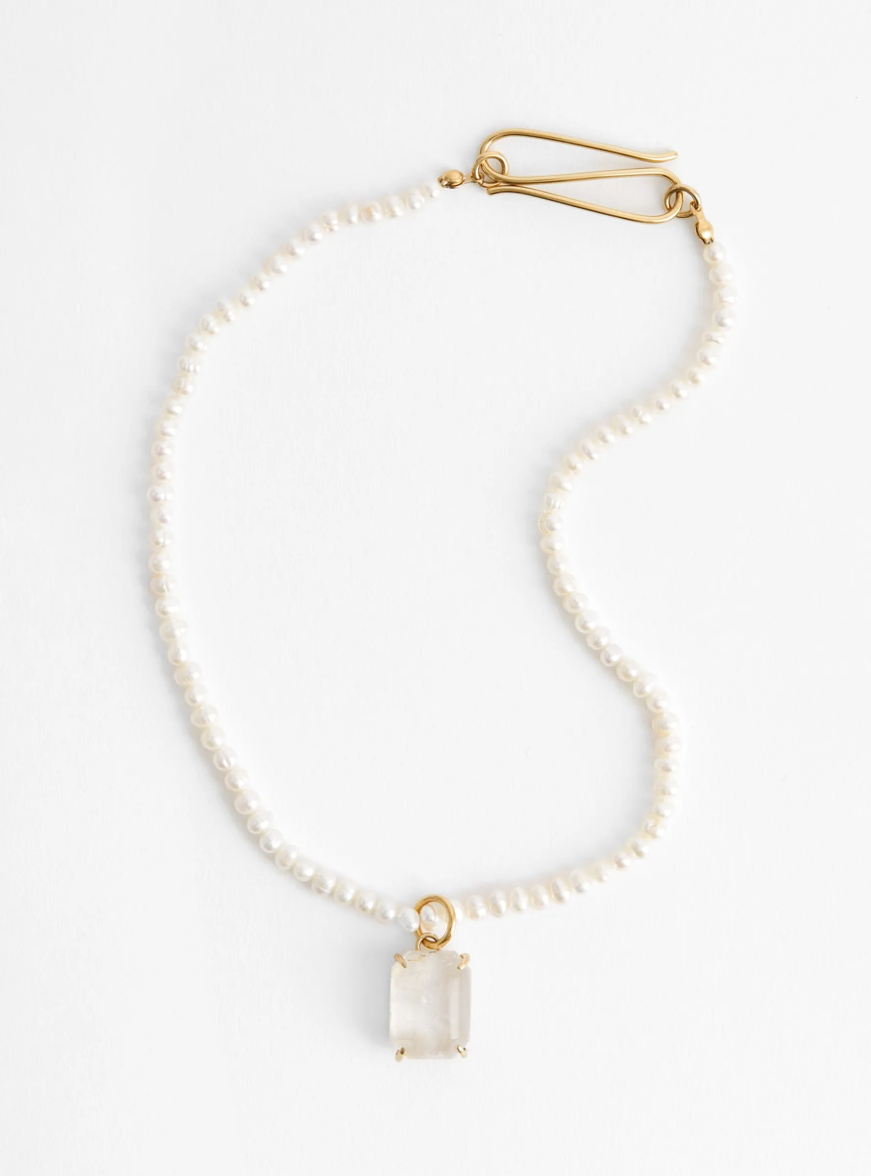 Quartz Pendant Necklace<BEATRIZ PALACIOS Clearance