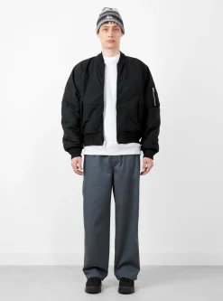 Quilted Bomber Waxed Black<Stüssy Discount