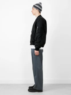 Quilted Bomber Waxed Black<Stüssy Discount