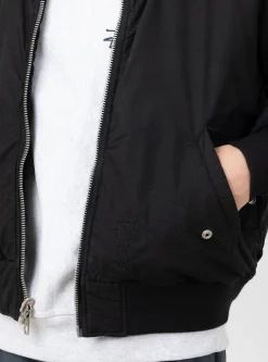 Quilted Bomber Waxed Black<Stüssy Discount