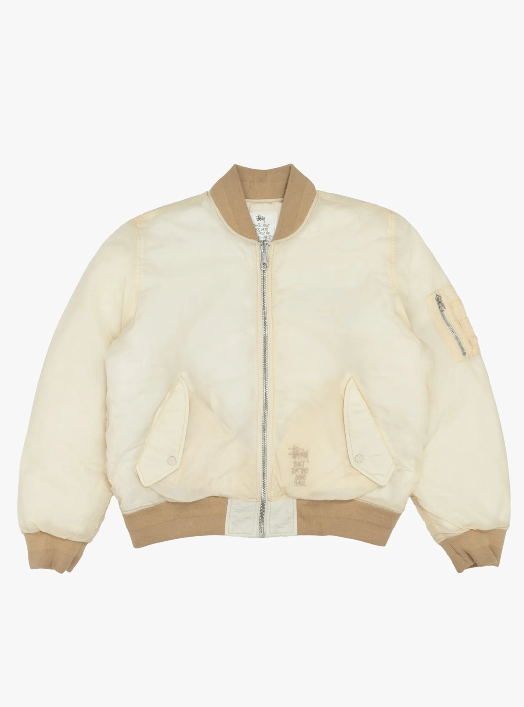 Quilted Bomber Waxed Cream<Stüssy Sale
