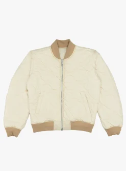 Quilted Bomber Waxed Cream<Stüssy Sale